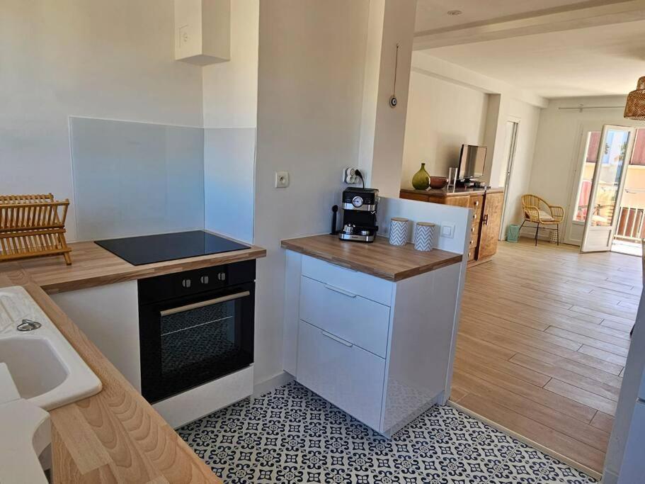 Tres Bel Appartement Vue Mer Six-Fours-les-Plages Exterior foto